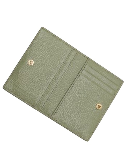 METALLIC SOFT Cartera de cuero verdor - Carteras Mujer