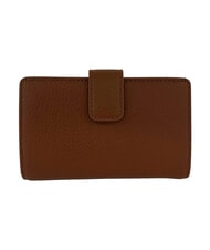 COCCINELLE METALLIC SOFT Cartera en piel texturizada co&ntilde;ac - Carteras Mujer - 3