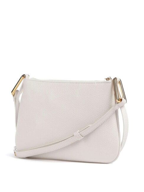 MAGIE Bolso bandolera peque&ntilde;o de piel blanco - Bolsos Mujer