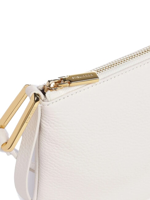 MAGIE Bolso bandolera peque&ntilde;o de piel blanco - Bolsos Mujer
