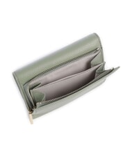 COCCINELLE METALLIC SOFT Cartera plegable de piel martillada verdor - Carteras Mujer - 3