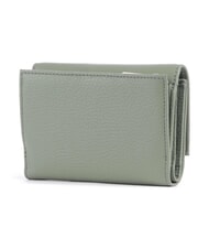 COCCINELLE METALLIC SOFT Cartera plegable de piel martillada verdor - Carteras Mujer - 4