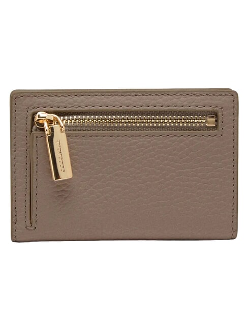 METALLIC SOFT Cartera de cuero topo c&aacute;lido - Carteras Mujer