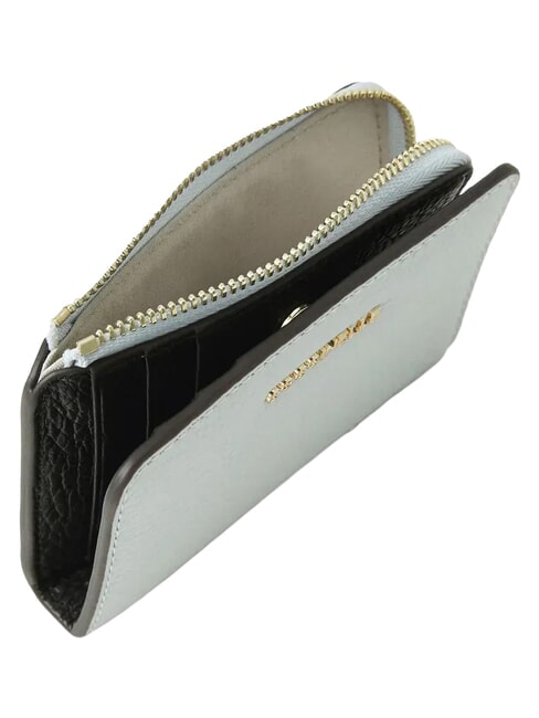 METALLIC TRICOLOR Billetera de cuero nieve/co&ntilde;ac/noir - Carteras Mujer
