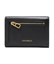 COCCINELLE MAGIE  Cartera mediana de cuero negro - Carteras Mujer - 3