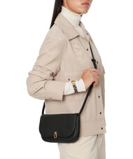 COCCINELLE MAGIE Bolso peque&ntilde;o de piel con textura negro - Bolsos Mujer - 2