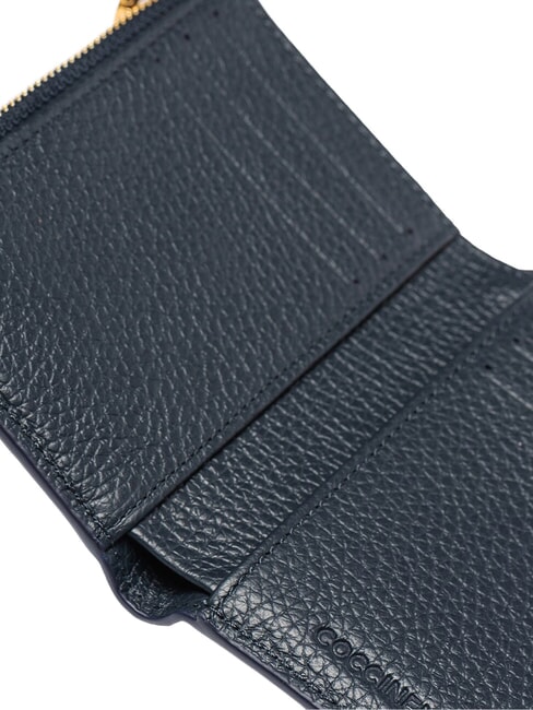MAGIE Billetera de cuero azul medianoche - Carteras Mujer
