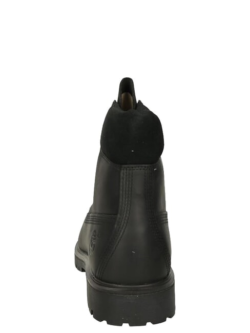 25 Bot&iacute;n de piel con cordones negro de grano completo - Zapatos Hombre