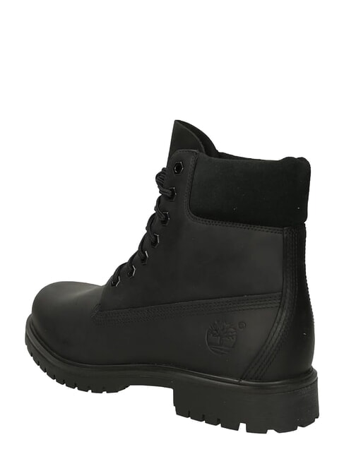 25 Bot&iacute;n de piel con cordones negro de grano completo - Zapatos Hombre