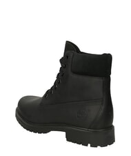 TIMBERLAND 25 Bot&iacute;n de piel con cordones negro de grano completo - Zapatos Hombre - 4