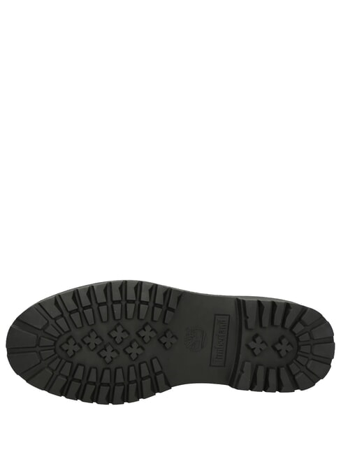 25 Bot&iacute;n de piel con cordones negro de grano completo - Zapatos Hombre