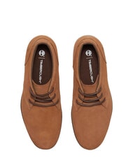 TIMBERLAND BRITTON SQUARE Bot&iacute;n bajo con cordones de piel gamuza oxidada - Zapatos Hombre - 3