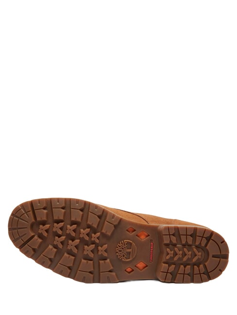 BRITTON SQUARE Bot&iacute;n bajo con cordones de piel gamuza oxidada - Zapatos Hombre
