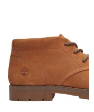 TIMBERLAND BRITTON SQUARE Bot&iacute;n bajo con cordones de piel gamuza oxidada - Zapatos Hombre - 7