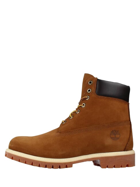 PREMIUM Botines de piel con cordones naranja - Zapatos Hombre