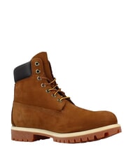 TIMBERLAND PREMIUM Botines de piel con cordones naranja - Zapatos Hombre - 4