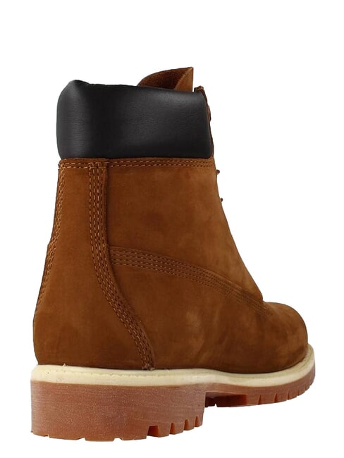 PREMIUM Botines de piel con cordones naranja - Zapatos Hombre