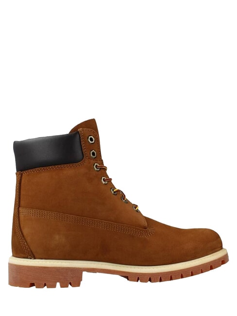 PREMIUM Botines de piel con cordones naranja - Zapatos Hombre