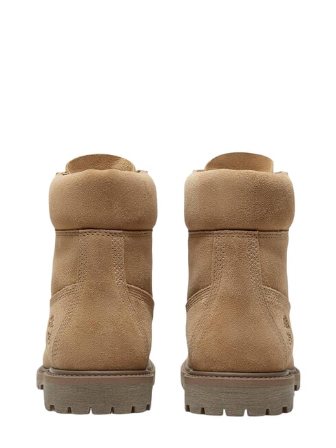 PREMIUM Botines de piel con cordones beige medio - Zapatos Mujer