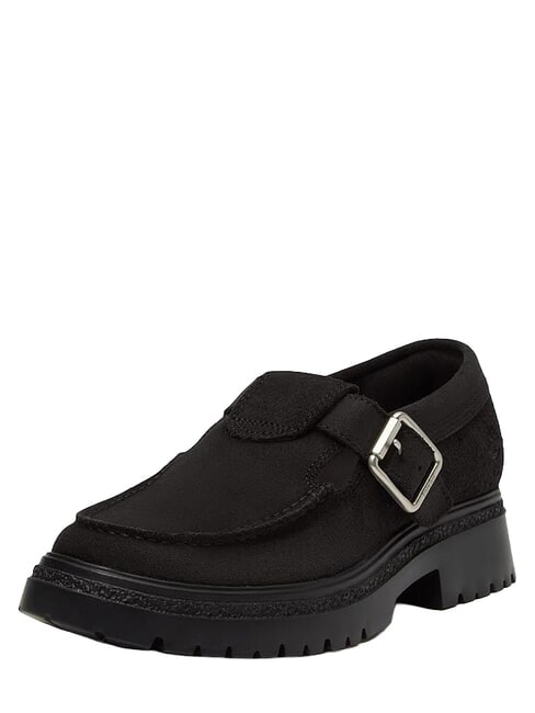 CAMBRIA VALLEY mocasines de gamuza ante negro - Zapatos Mujer