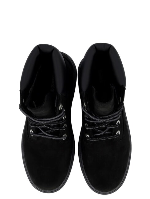 STONE STREET PLATFORM WP Bot&iacute;n de piel impermeable Jetblack - Zapatos Mujer