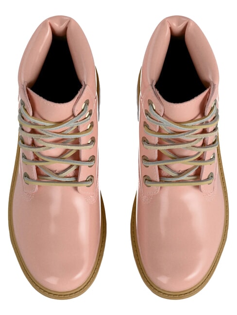 STONE STREET  Botines altos de piel rosa claro - Zapatos Mujer