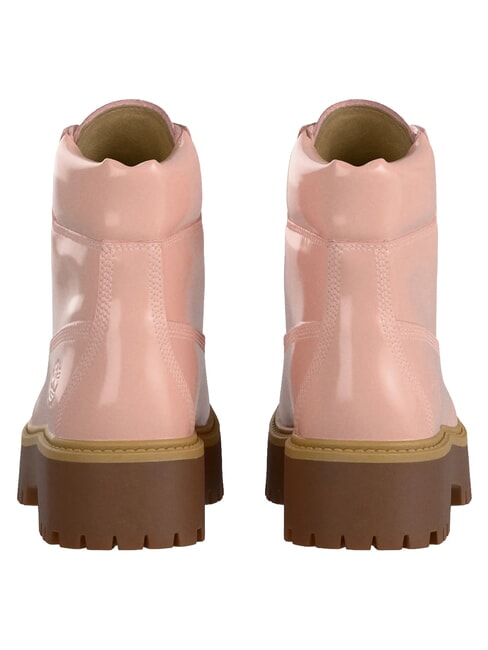 STONE STREET  Botines altos de piel rosa claro - Zapatos Mujer