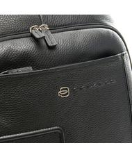 PIQUADRO Mochilas Línea VIBE out, de piel, para portátil hasta 13" negro - Mochilas para portátil - 4