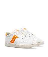 Saucony Jazz Court Zapatillas De Piel Blanco Naranja Compra A Precios De Outlet